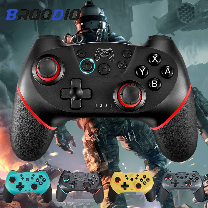 

2020 Bluetooth Gamepad For Nintendo Switch Pro Controller For Nintendo NS Switch Console Wireless Gamepad Game Joystick Control