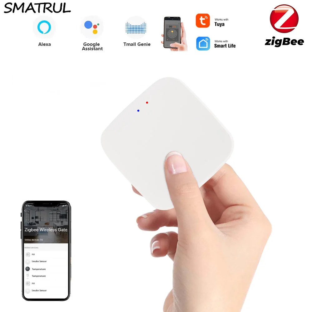Smart-Hub-Bridge Gateway Voice-Control Tuya Remote Alexa Google Home Mini Wireless SMATRUL