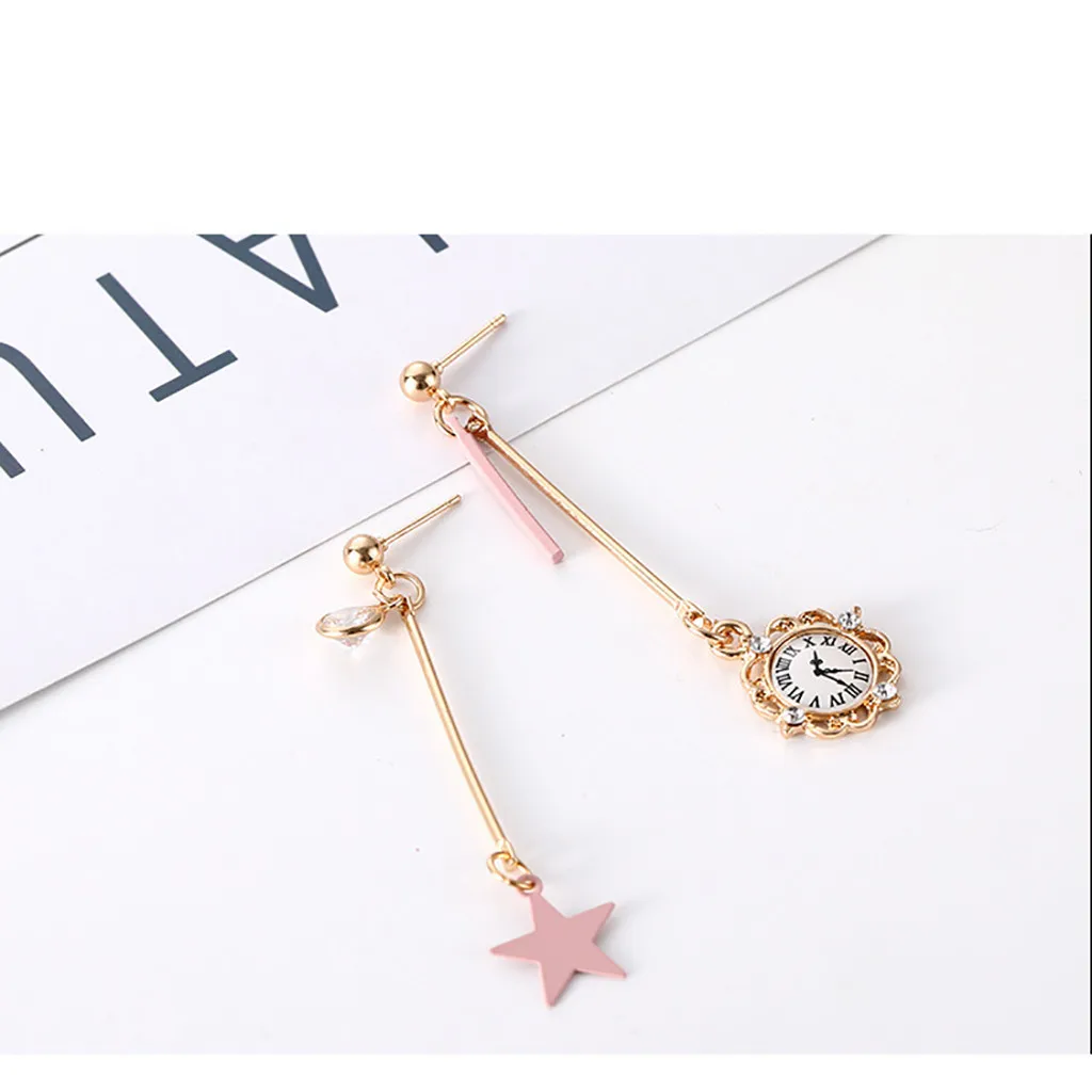 2019 корейская Новая мода классические женские серьги с подвеской звезда и