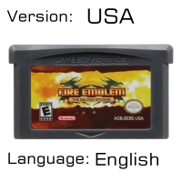 The Sacred Stones US 32 бит видеоигры картридж Консоли Карты для nintendo GBA огненная эмблема серии Меч уплотнения связывающее лезвие - Цвет: The Sacred Stones US
