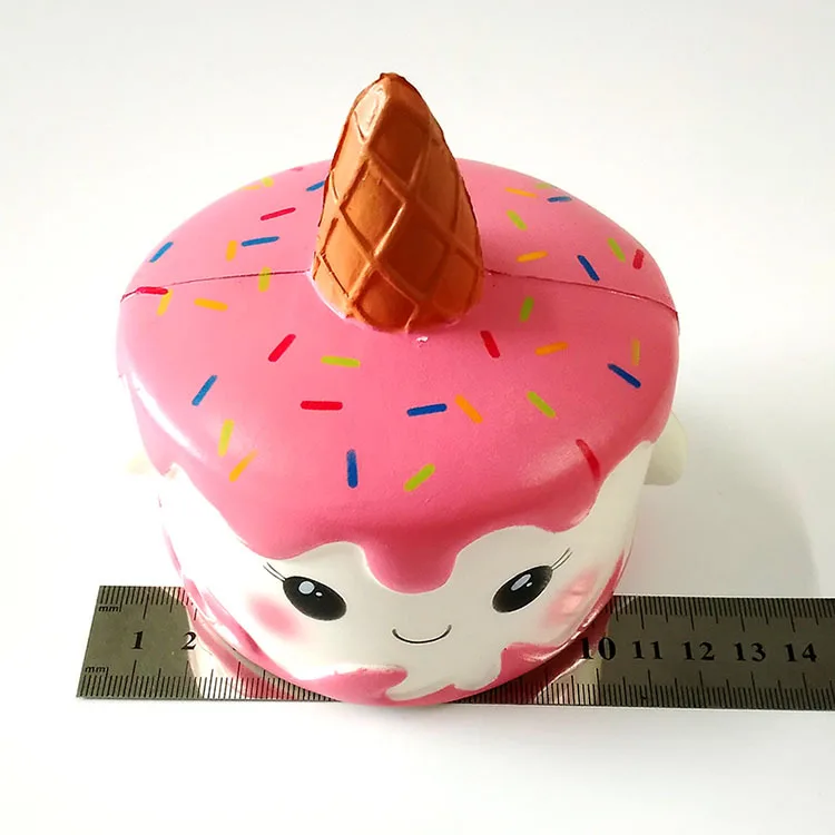 Мягкий стиль Единорог зверь торт Pu мягкие игрушки мультфильм Единорог рыбий хвост имитированный торт в настоящее время доступны