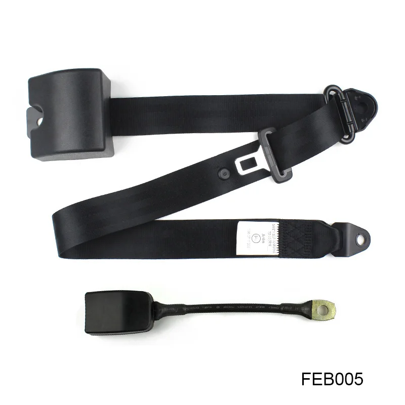 Feb005 Universal Retractable Seatbelt Three Point Car Automatically Locking Seat Safety Belt For