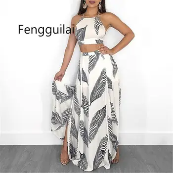 

Elegant Women's Set Fashion Women Backless Strappy Print Bandeau Strap Set For Women Party Elegant Summer Ensemble Femme