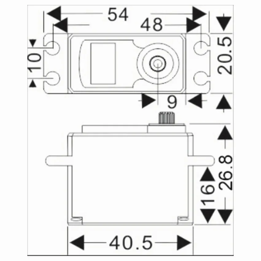 PDI HV5215MG JX 15 6 кг 8 4 в 1/10 сек без сердечника короткий водонепроницаемый сервопривод