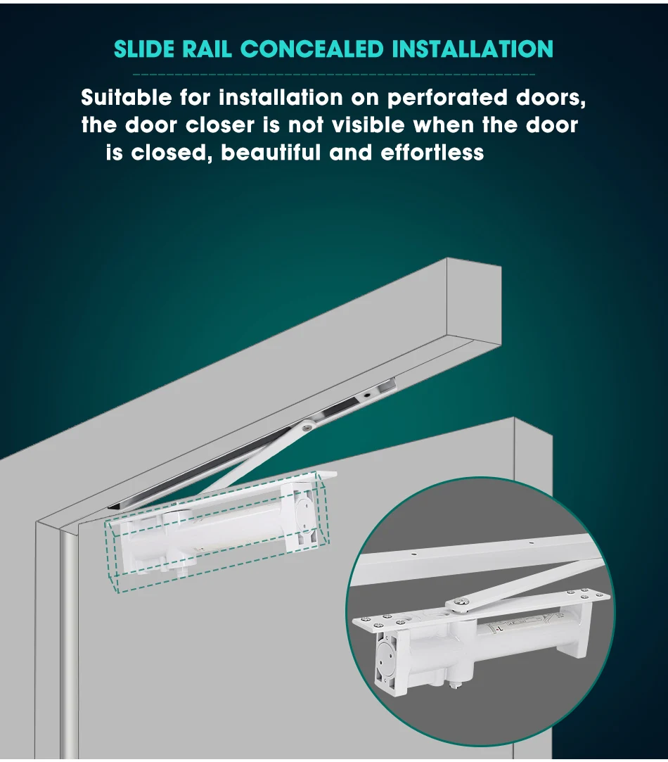 White-color-6303-Marie-buffer-door-closer-Home-hydraulic-door-spring-automatically-close-the-artifact-positioning-40KG-65kg_05