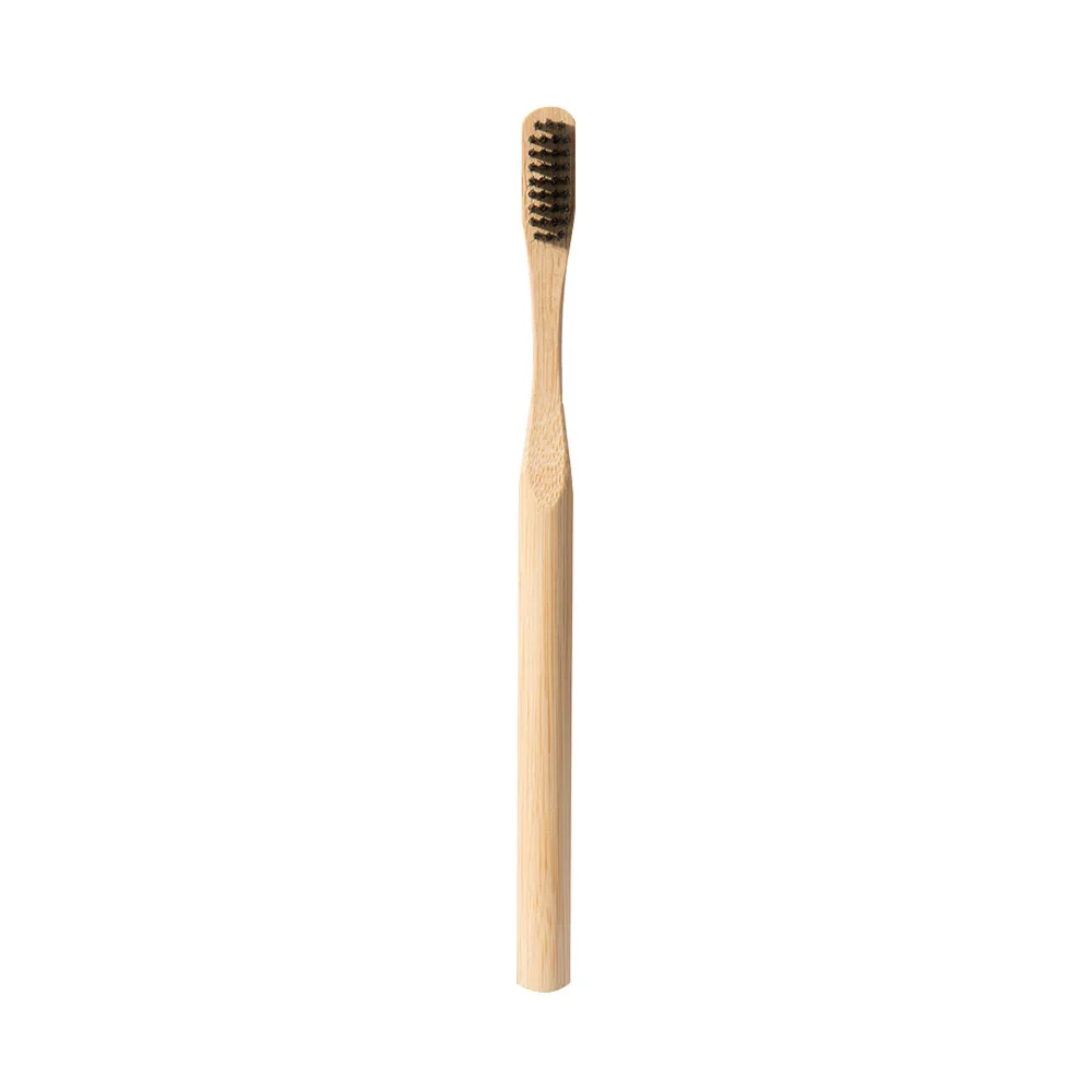 1 шт. деревянная зубная щетка+ 1 шт. бамбуковая трубка Экологичная зубная щетка из натурального бамбука дорожный футляр Мягкая головка зубная щетка 2 шт. упаковка - Цвет: no paint