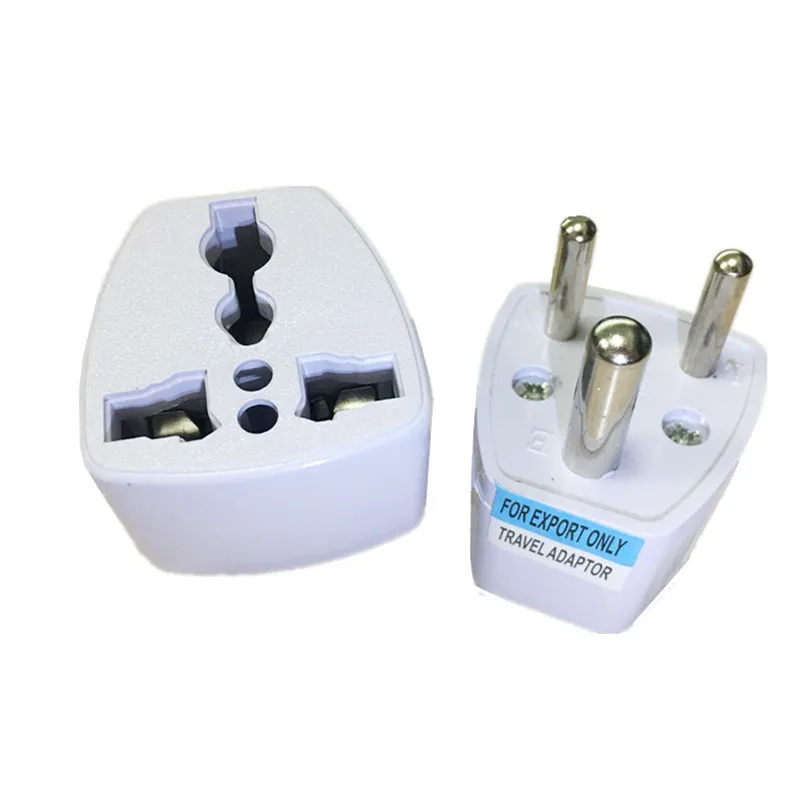 Универсальный дорожный 3-контактный адаптер питания для