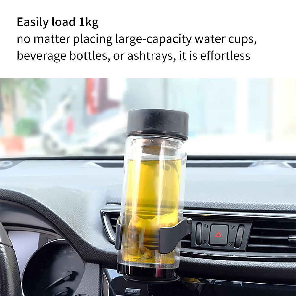 Soporte de botella de agua para coche, portavasos de ventilación de aire, cenicero para botella de agua de camión, nuevo