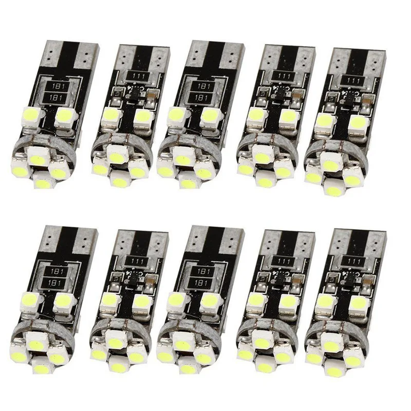 

Car Led Width Lamp T10 1210 8 Light Decoding Signal Lamp Position Light Reading Lamp Trunk License Plate Car Accessories
