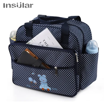 

New Cute Mommy Diaper Bag Large Capacity Maternity Bags Nappy Nursing Travel Tote Waterproof Stroller for Baby Bolsa Maternidad