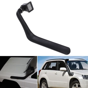 

1:10 RC Crawler Black Rubber Safari Snorkel for Axial SCX10 II 90046 90047 Cherokee Body Car Shell