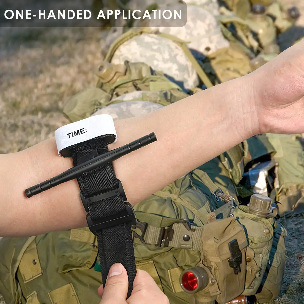Одна рука жгут травма сдвига Molle сумка аптечка для автомобиля на открытом воздухе медицинское оборудование
