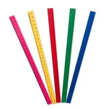

29cm Magnetic Ruler Straightedge Measuring Supplies Whiteboard Blackboard Iron Absorption Strip