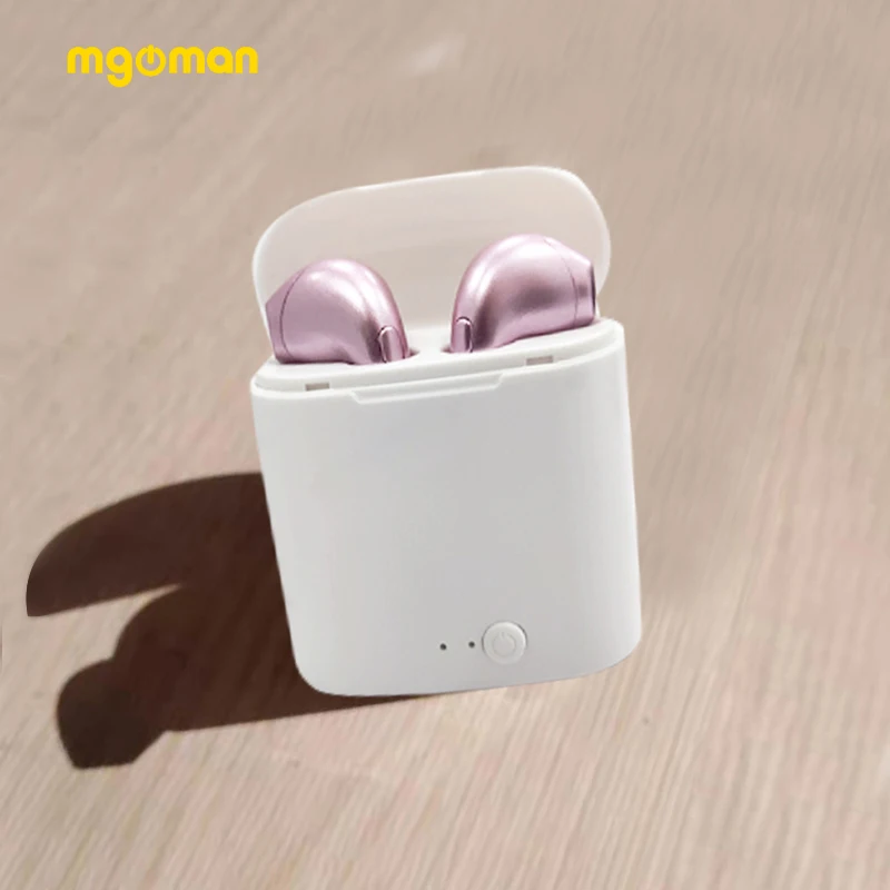 Bluetooth наушники Mgoman i7s Tws беспроводные I7s TWS с микрофоном гарнитура для всех