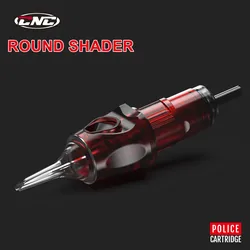 CNC Disposable Round Shader Tattoo Cartridge Needles 20PCS Sterilized Permanent Makeup for Rotary Tattoos Pen Gun Machines