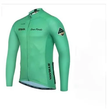 Long jersey 3 STRAVA осень с длинным рукавом Велоспорт Джерси костюм ropa ciclismo велосипедный костюм горный велосипед Джерси форма 20D - Цвет: Long jersey 3