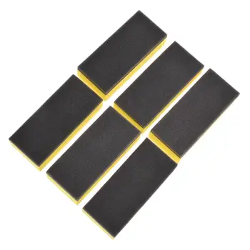 

6 PCS Lacquer Coating Sponges Car Maintenance Waxing Sponge EVA High-quality Sponge For Car Waxing, Plated Crystal Random Color