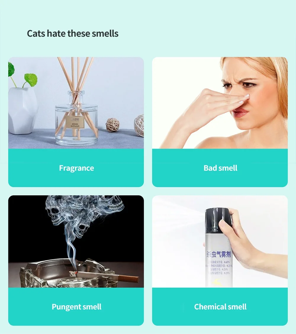 Intelligent Smell Purifier Cat Litter Box Deodorant Partner Pet Deodorizer cat hates these smells