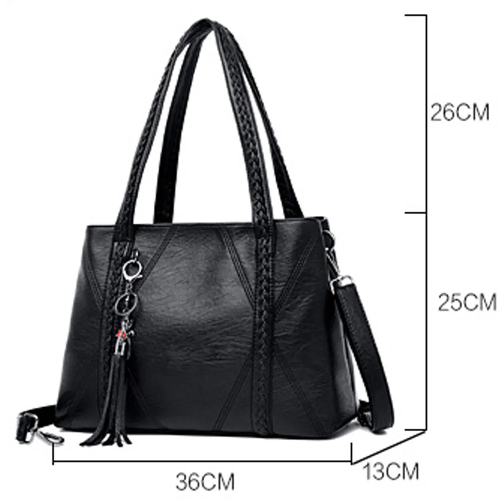 Qualidade Mulheres Tote Sacos de Borla Designer