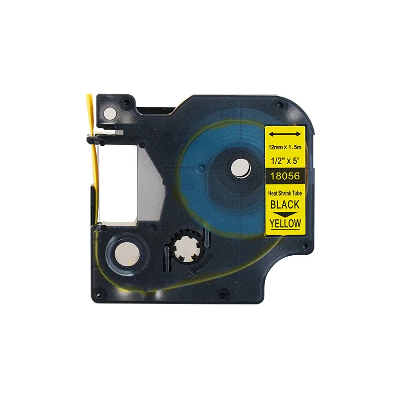 

Free shipping 3 pcs mixed size black on yellow DYMO Rhino Heat Shrink Tube tape RS5Y RS7Y RS11Y for dymo printer