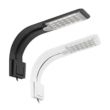 

Ultra-thin Clip-on LED Aquarium Light Fish Tank Plants Water Grasses Grow Lamp