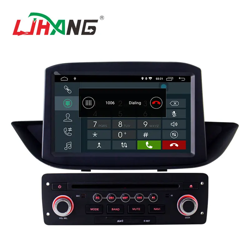 LJHANG 8 дюймовый автомобильный DVD плеер Android 10 для Peugeot 308 2010 2015 WIFI мультимедийный GPS