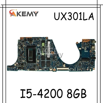 

Akemy UX301LA Laptop motherboard For Asus UX301LA UX301LAA UX301L UX301 Test original mainboard I5-4200 8GB RAM