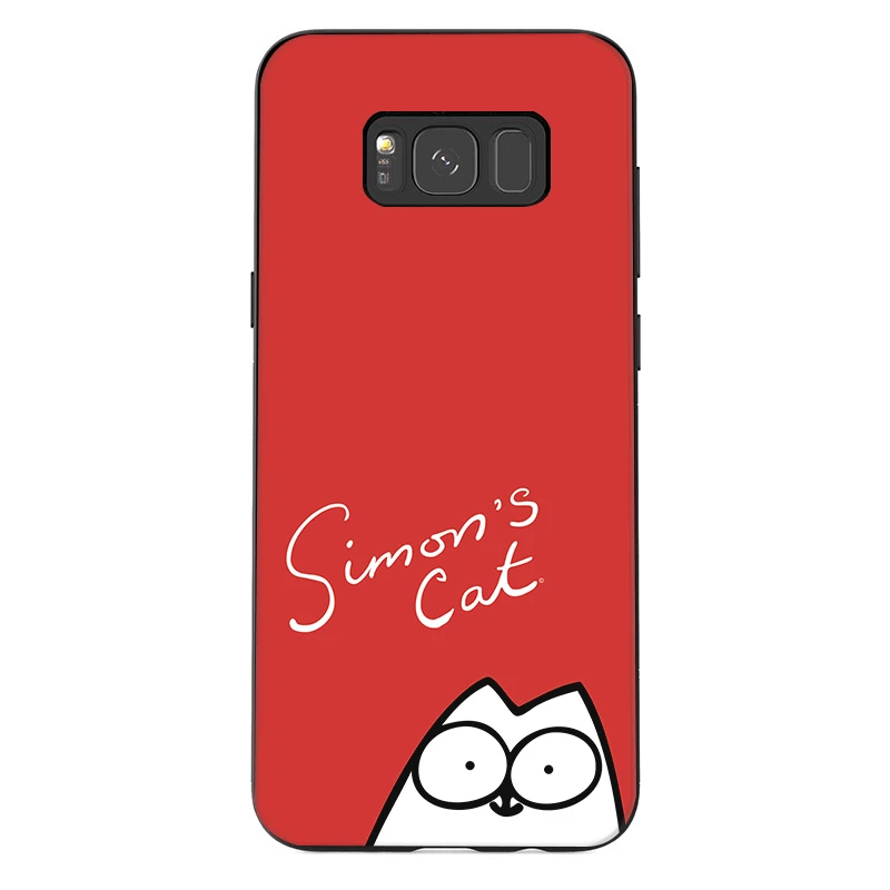 Чехол для samsung Galaxy A70 A60 A50 A40 A30 A20 A10 A10s A20s A30s A40s A50s A3 A5 A6 A7 A8 A9 крышка Simons Кот