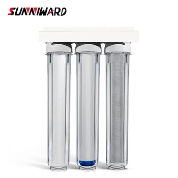 

Factory Direct Sales 20 Inch 3 Level Direct Drinking Transparent Water Purifier Pre-filter Water Filter Ppf+udf+cto