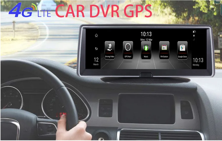 Автомобильный видеорегистратор LSON 3G 4GAndroid 8 дюймов GPS навигатор ADAS Full HD 1080P|gps