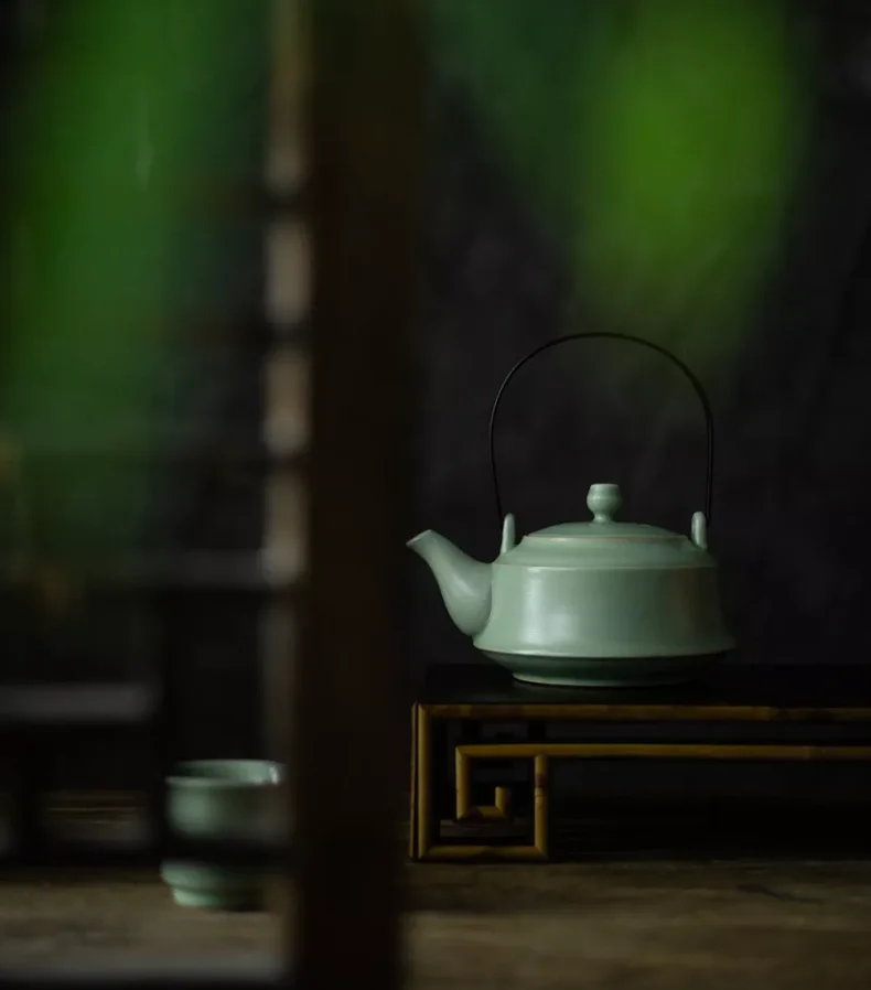 Celadon набор для чая с ручкой-обручем для галстука guan yin da hong pao и других китайских чайных серий китайские фарфоровые фигурки ручной работы для украшение для путешествия
