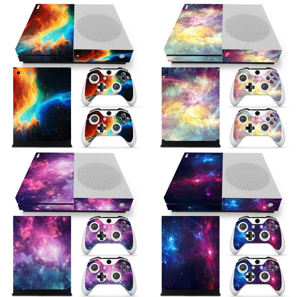Наклейка для Xbox ONE S с 2 геймпадами|Наклейки| |