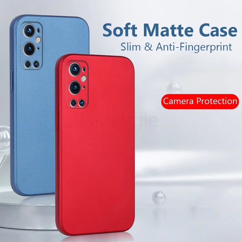 Luxury Slim Matte Soft Silicone TPU Phone Case For OnePlus 7 7T 8 9 Pro