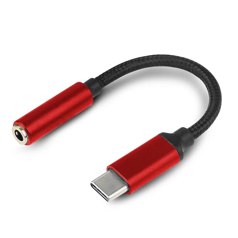 Usb type C до 3,5 адаптер для наушников цифровой чип AUX аудио кабель USB C до 3,5 мм конвертер для наушников для телефонов huawei samsung