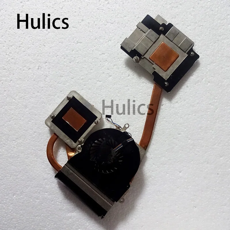 Hulics ноутбук радиатор охлаждающий вентилятор процессор кулер для hp 8560 Вт 8560P 652675-001 652677-001 MF60150V1-C000-S9A