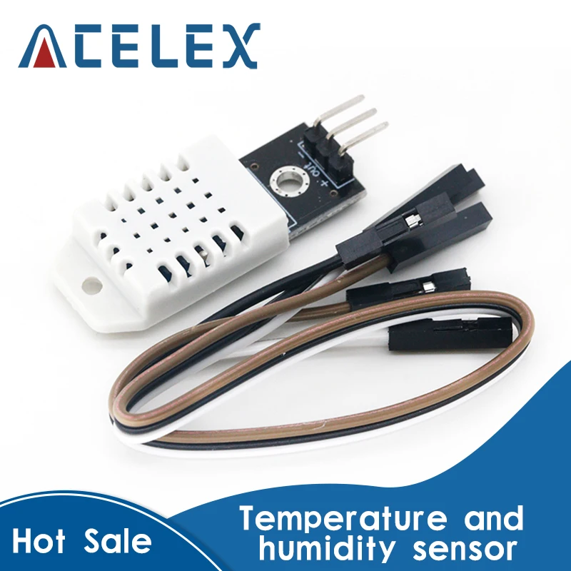 Цифровой модуль датчика температуры и влажности DHT22 AM2302 для Arduino сменный SHT11 SHT15 с