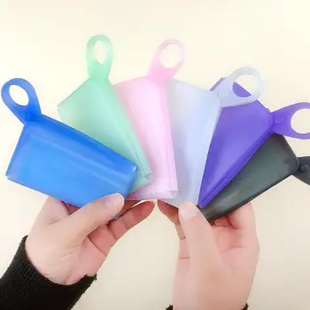 

1pcs Boxes Masks Save Silicone Mask Temporary Storage Masks Holder Boxes To Waterproof Clip Folded Save Box Masks Store Por Z9E0