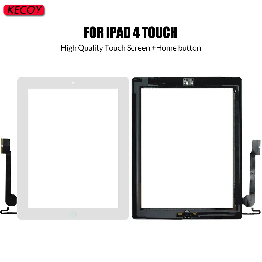 Tela Sensível ao Toque para Ipad A1458 A1459 A1460 Frente Tela de Toque Digitador Vidro Painéis Substituição Assembléia com Botão Mais Ferramentas Peças - Imagem 2