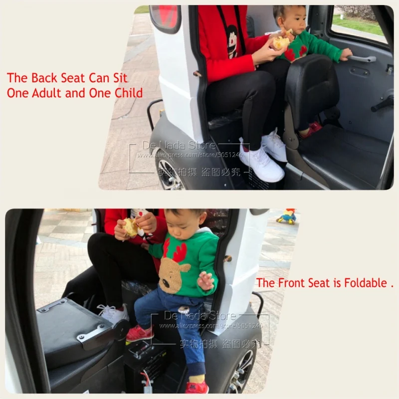 inside of small white car 3