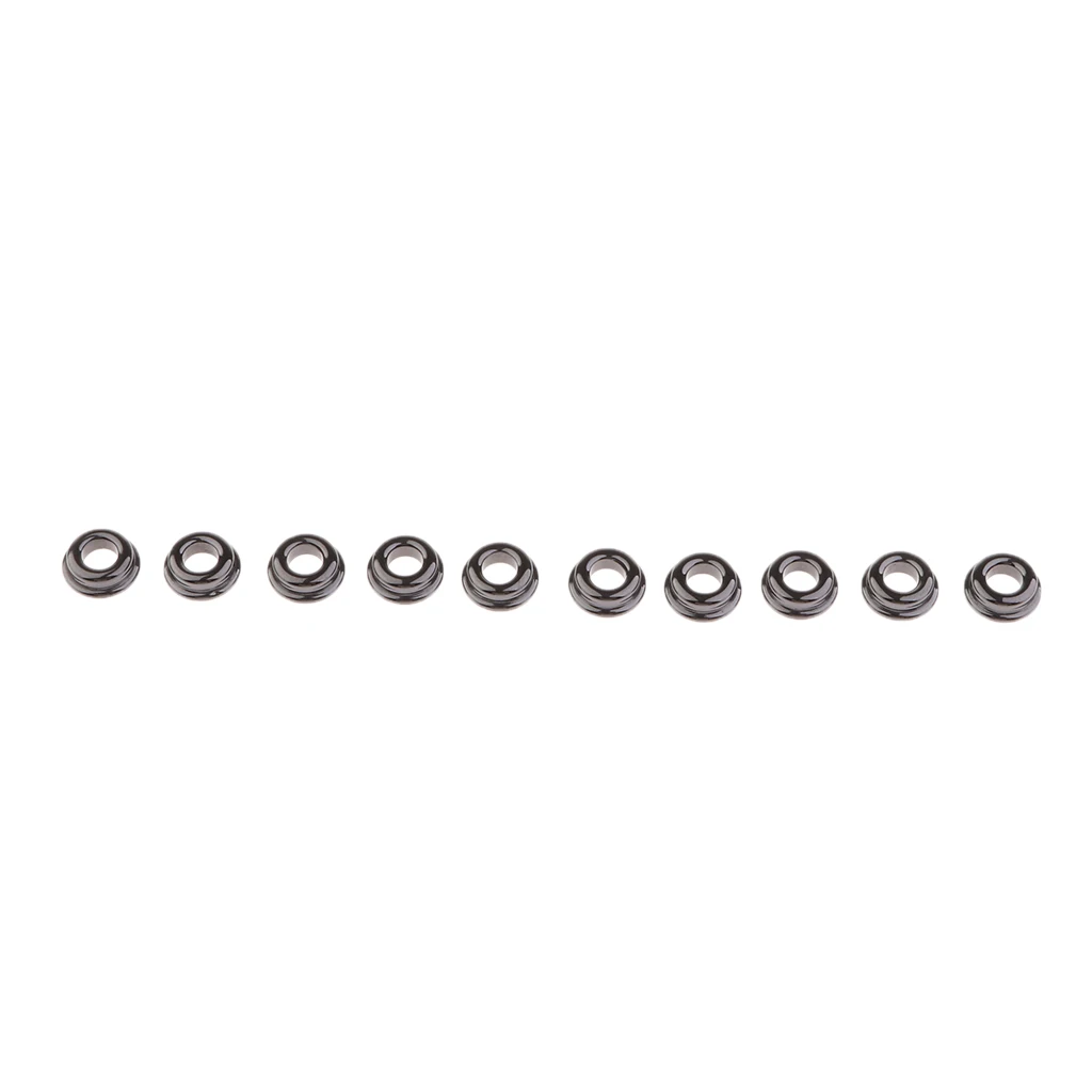 Fishing Rod Guide Rings Ceramic Rod Tip Tops Set for Fly Saltwater Fishing, 10