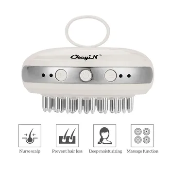 

Electric Vibration Scalp Massager EMS Head Massage Comb Stress Relief Promote Blood Circulation Prevent Hair Loss Hair Growth