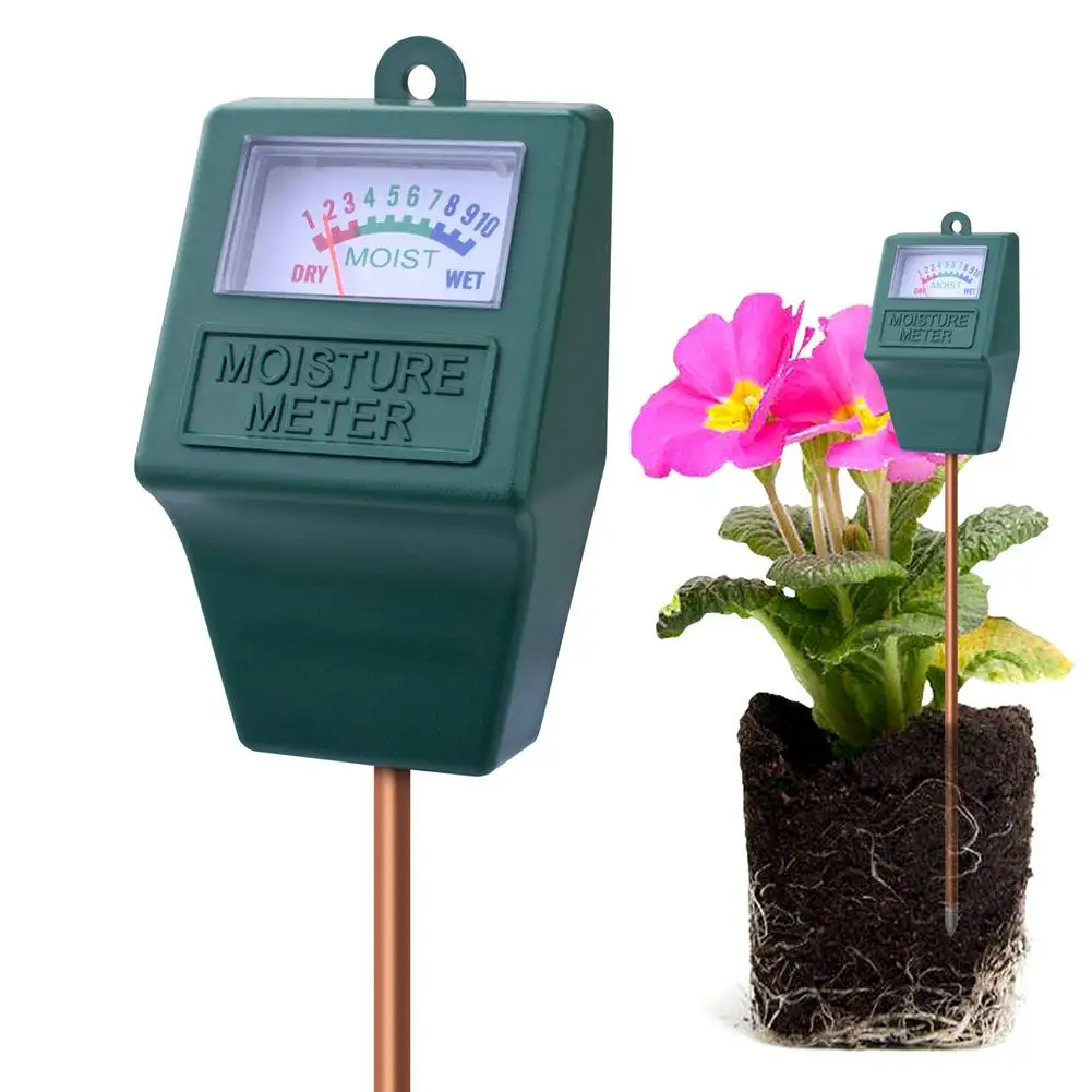 Indoor Outdoor Soil Moisture Meter Water Sensor Monitor Lawn Garden Hygrometer 