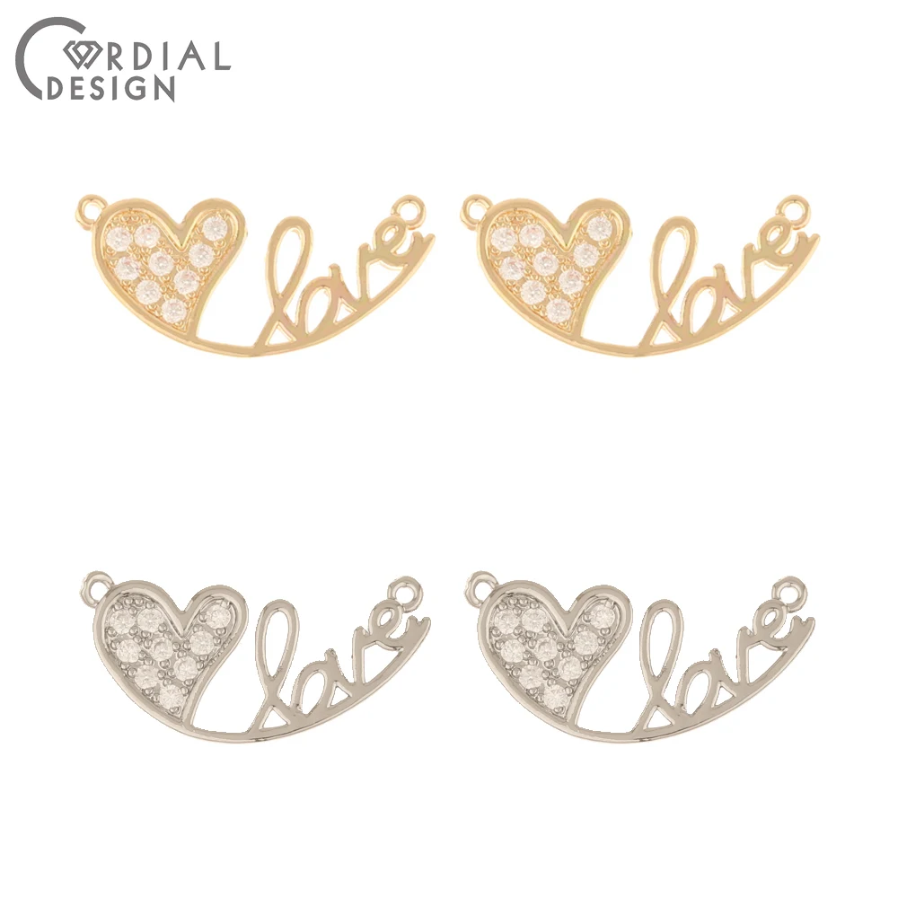 Cordial Design 50Pcs 12*26MM Jewelry Accessories/Necklace Pendant/Hand Made/Heart Shape/Jewelry Findings & Components/DIY Making 1 Cordial Design 50Pcs 12*26MM Jewelry Accessories/Necklace Pendant/Hand Made/Heart Shape/Jewelry Findings & Components/DIY Making - cordial