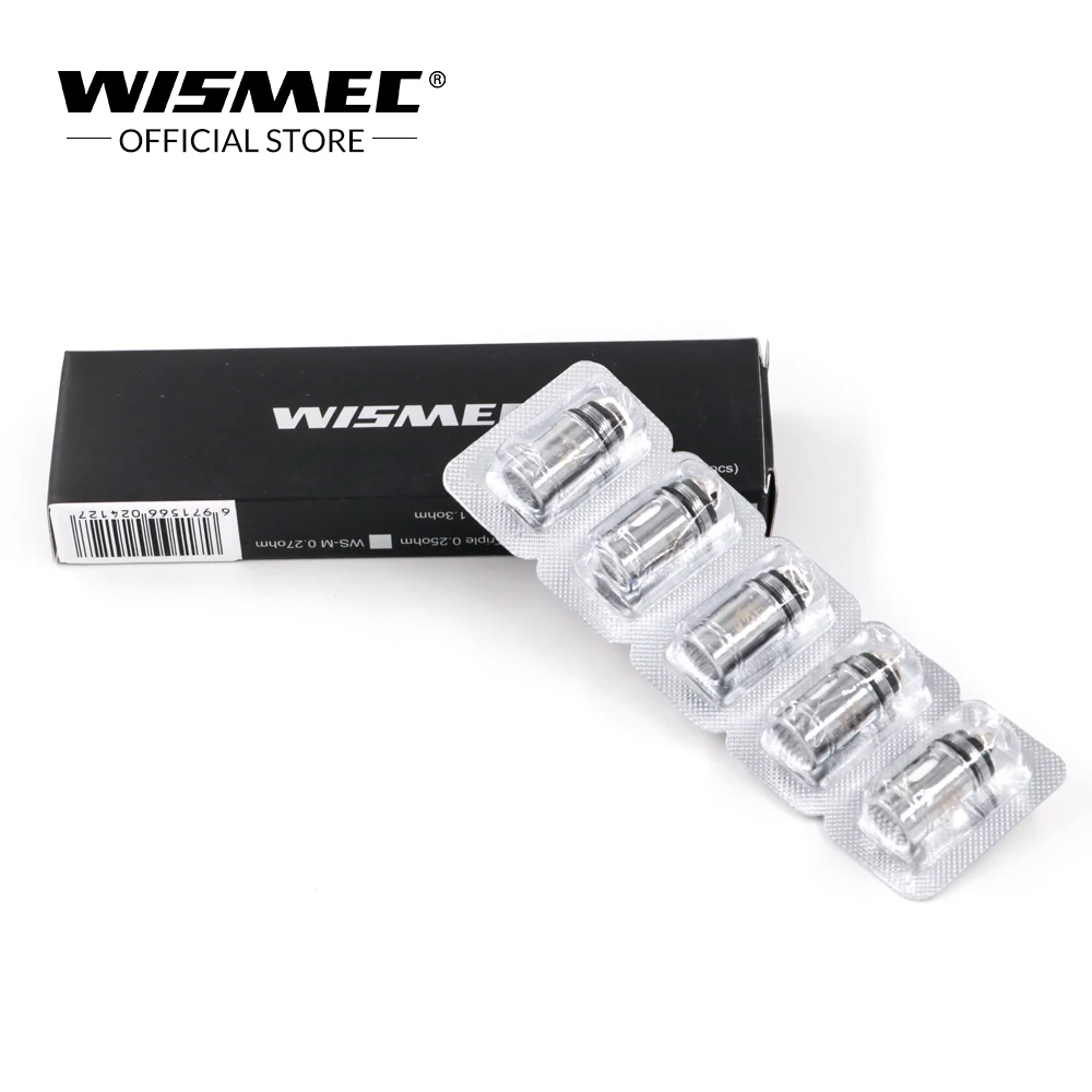 [Официальный магазин] 10 шт. Wismec WS01 0. 2 Ом/WS02 25 Ом/WS03 1. 5 Ом/WS04 1.3ом головка/WS M 0.27ом для