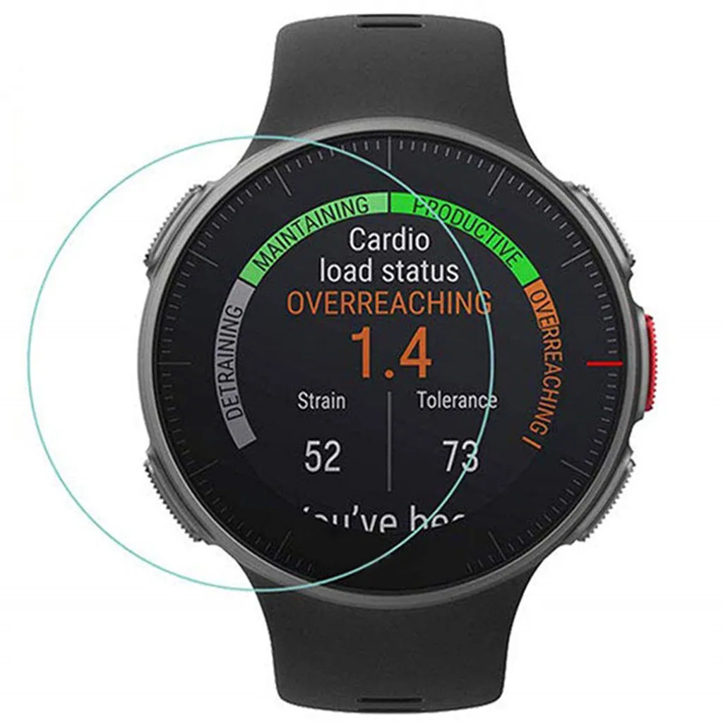 

Ouhaobin 3 PCS Tempered Glass Film For Polar Vantage V/M Watch Smart Watch Screen Protector Clear Film