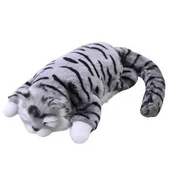 

25cm Cute Funny Simulation Cat Electric Plush Toy Pet Toys (no battery) 1PC