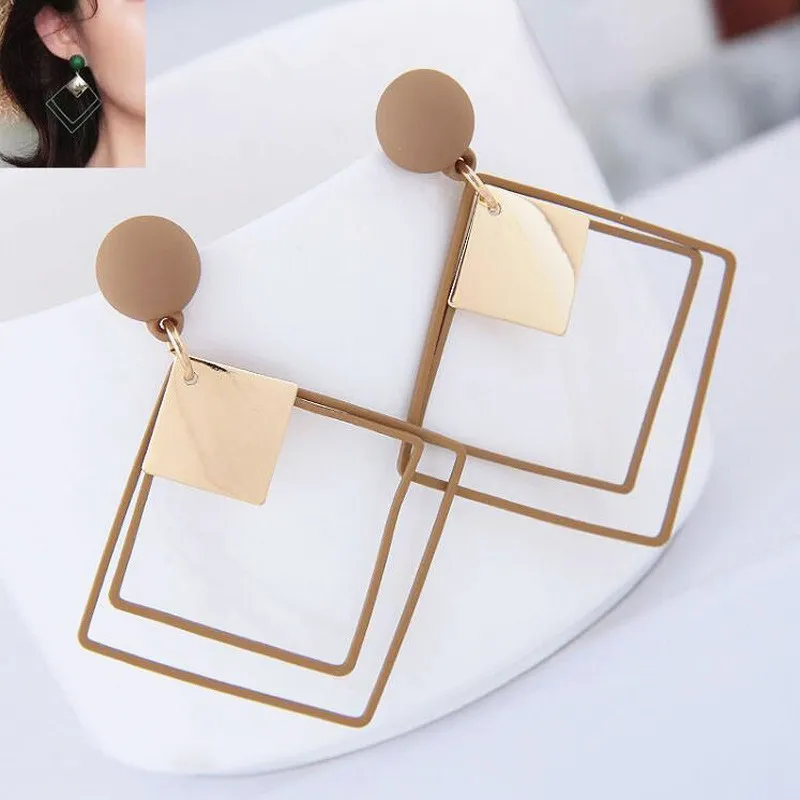 2019-Korean-Fashion-Round-Earrings-Candy-Colors-Earrings-Statement-Geometric-Hollow-Square-Drop-Earrings-for-Women (4)