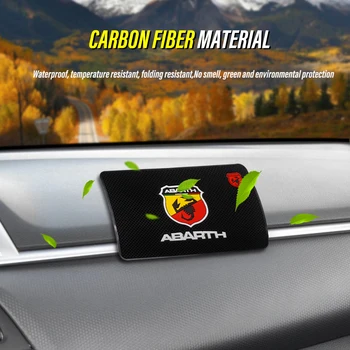 

Car Logo Anti Slip Mat Phone Holder Non-Slip Mat non slip Pad For FIAT ABARTH 500 500L 124 Spider Coupe Panda Doblo Qubo Tipo