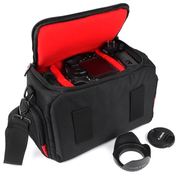 

Waterproof Camera Bag Case Travel Shoulder Bag for Canon EOS R 5D Mark IV 6D 7D 80D 70D 760D 750D Nikon D810 Sony DSLR Cameras