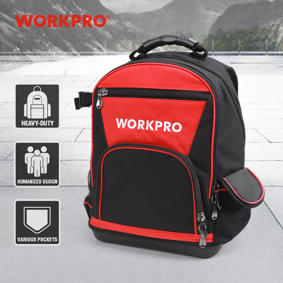 WORKPRO новый рюкзак для инструментов сумка Органайзер водонепроницаемые сумки